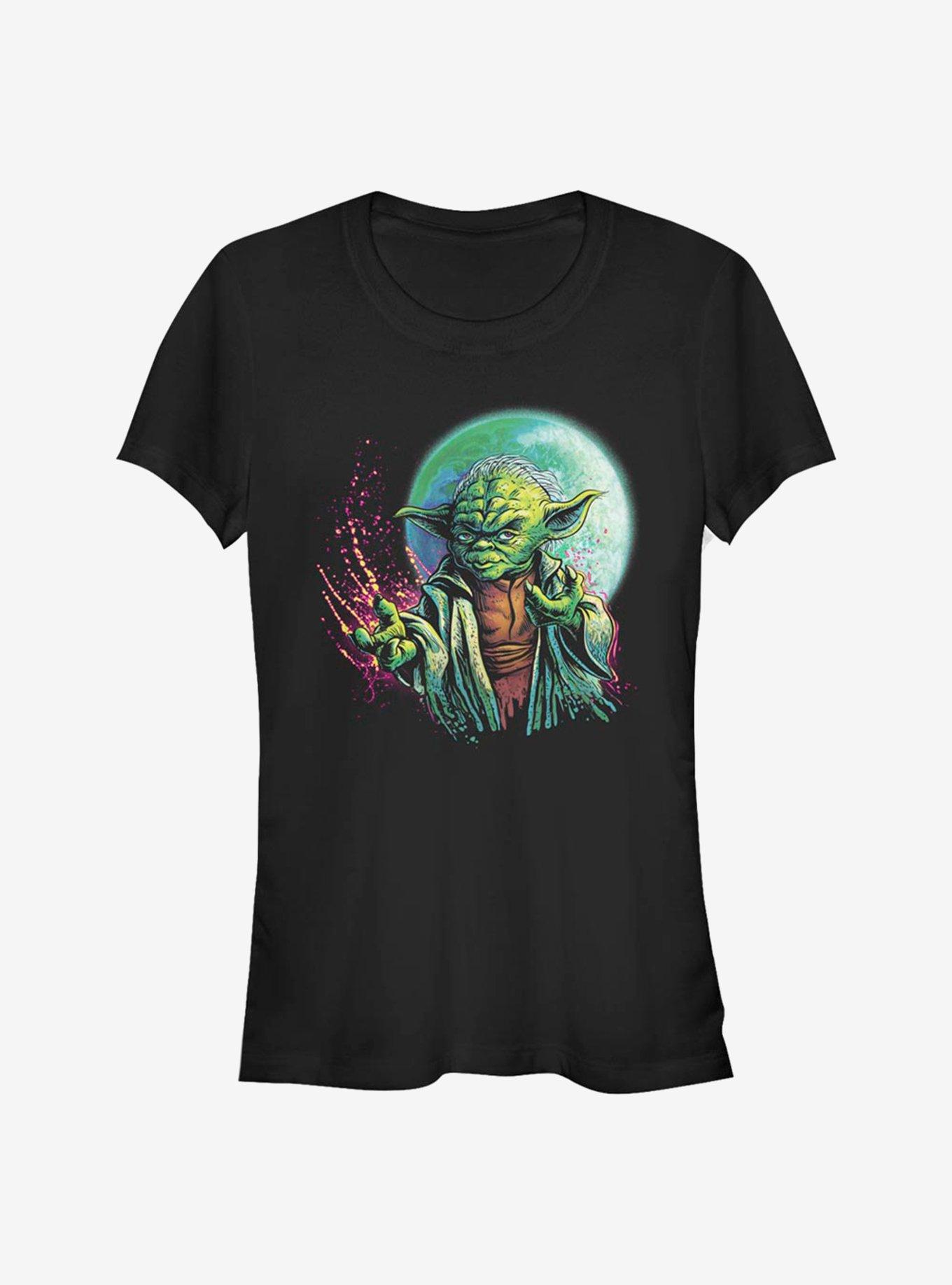 Star Wars Cool Yoda Girls T-Shirt, BLACK, hi-res