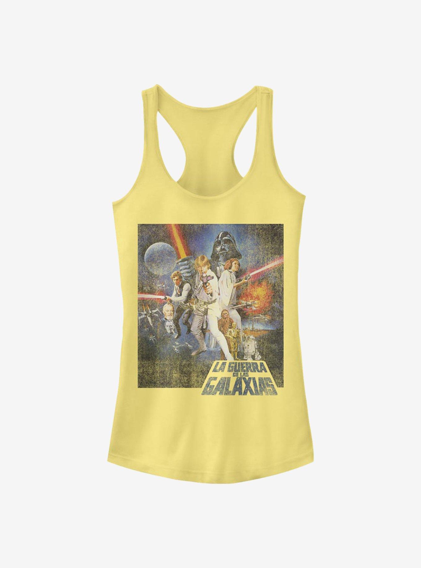 Star Wars Episode IV A New Hope La Guerra De Las Galaxias Poster Girls Tank Top, , hi-res
