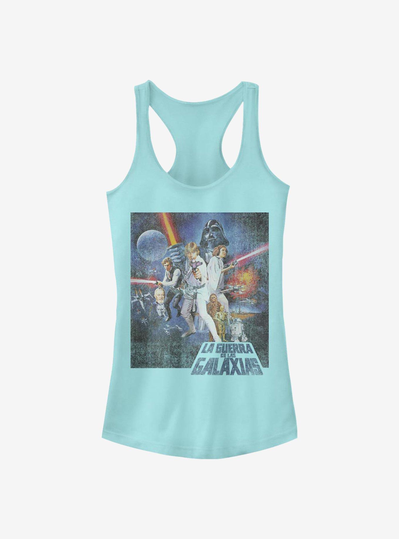 Star Wars Episode IV A New Hope La Guerra De Las Galaxias Poster Girls Tank Top