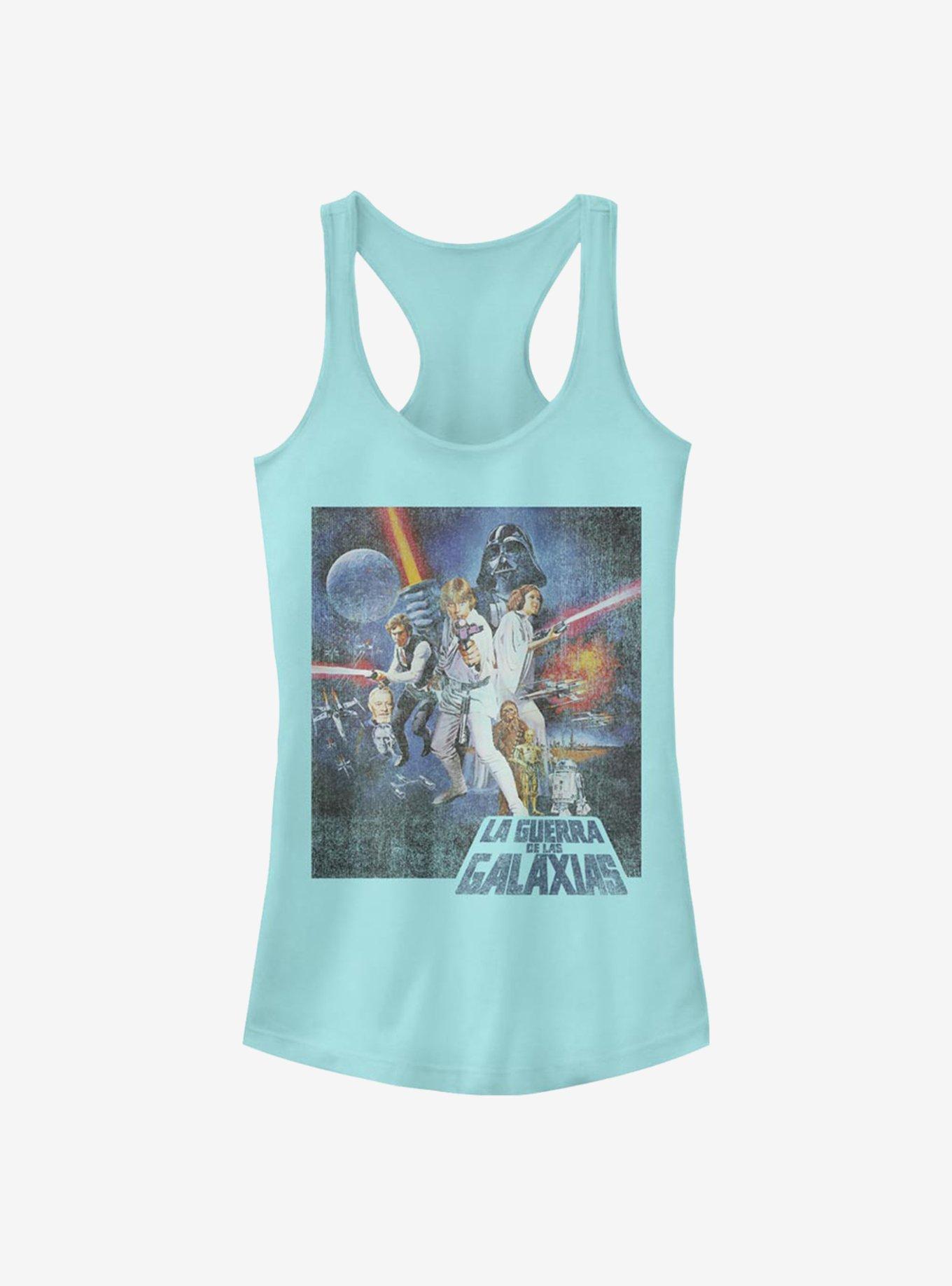 Star Wars Episode IV A New Hope La Guerra De Las Galaxias Poster Girls Tank Top, , hi-res