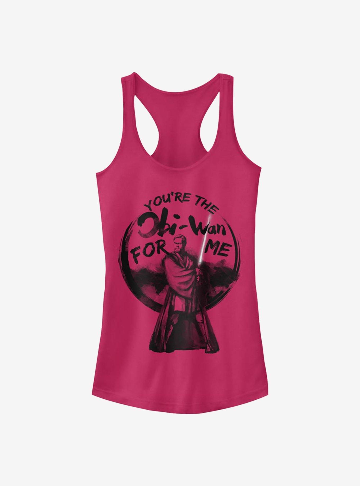 Star Wars Obi-Wan For Me Girls Tank, RASPBERRY, hi-res