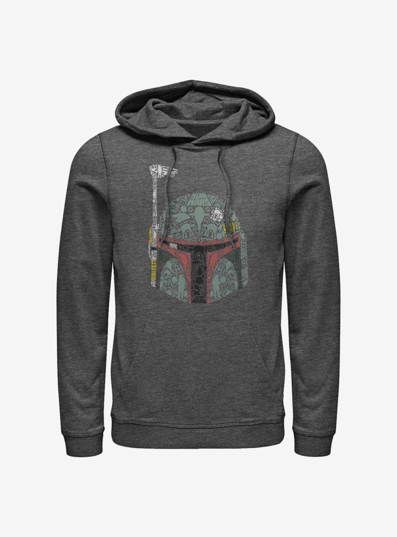 Star Wars Boba Icons Hoodie, CHAR HTR, hi-res