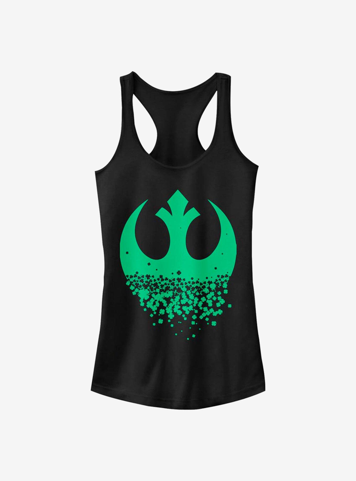 Star Wars Rebel Clover Girls Tank, BLACK, hi-res