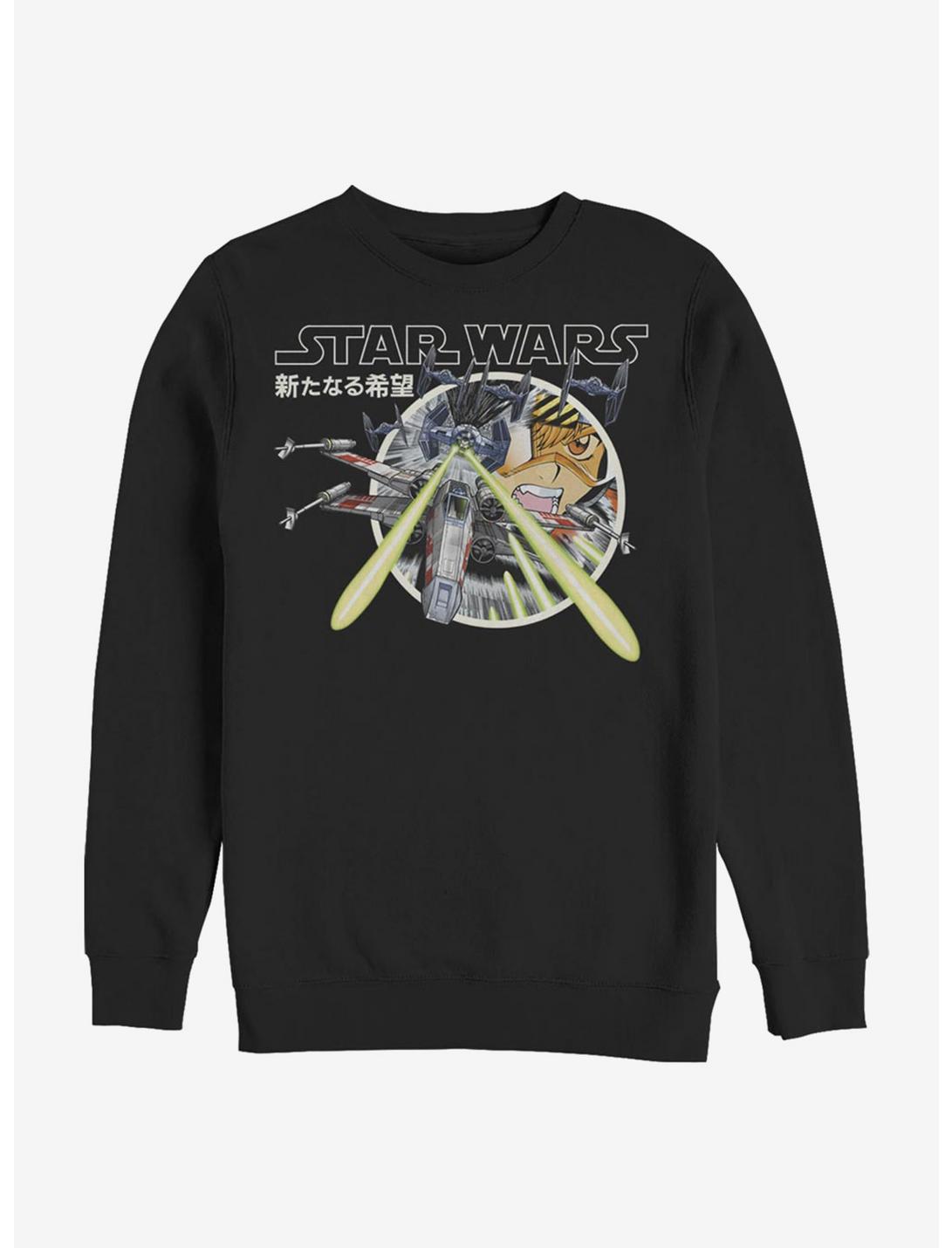 Star Wars Red Run Crew Sweatshirt, BLACK, hi-res