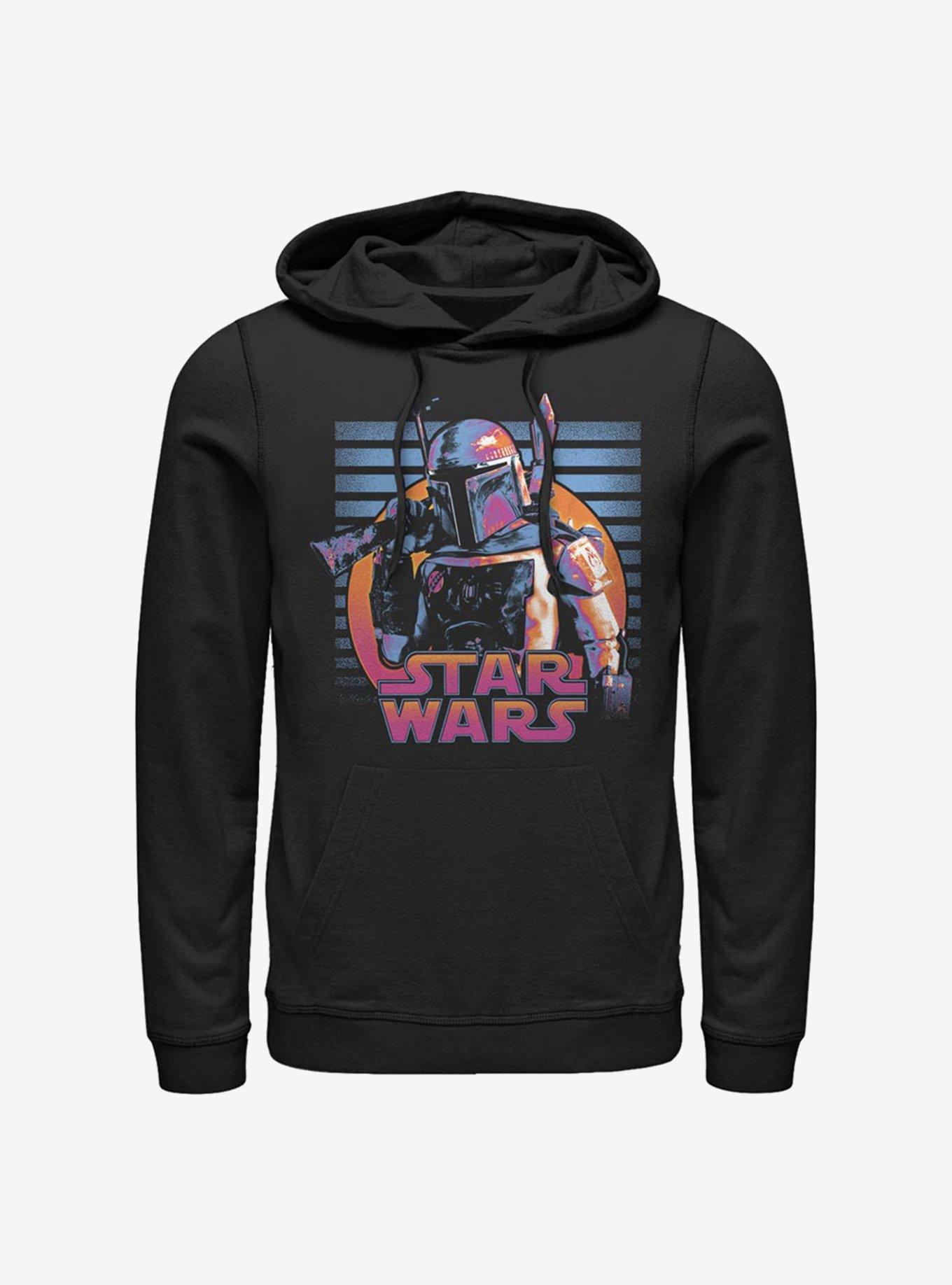 Star Wars Neon Fett Hoodie, , hi-res