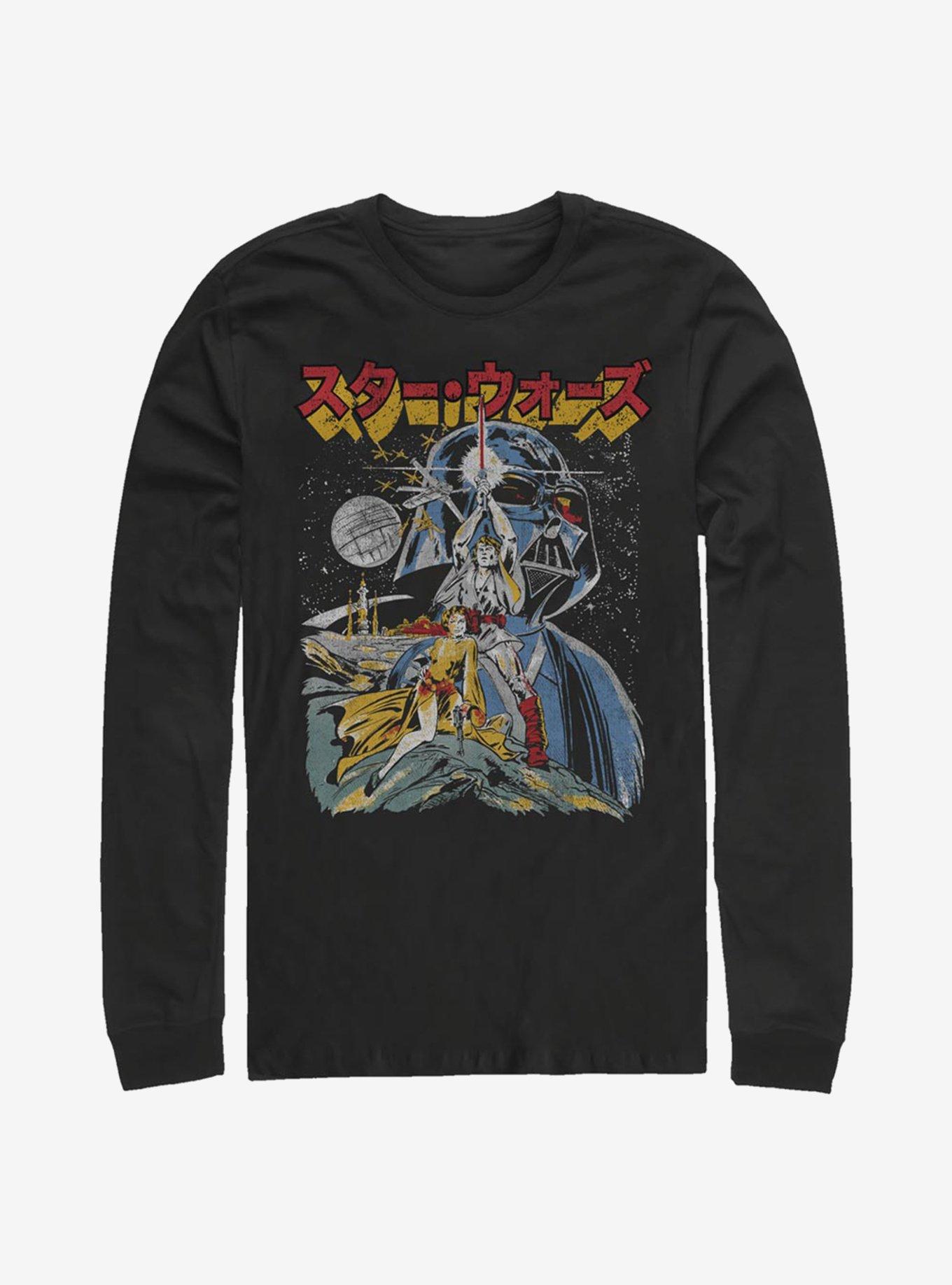 Star Wars Manga Poster Long-Sleeve T-Shirt