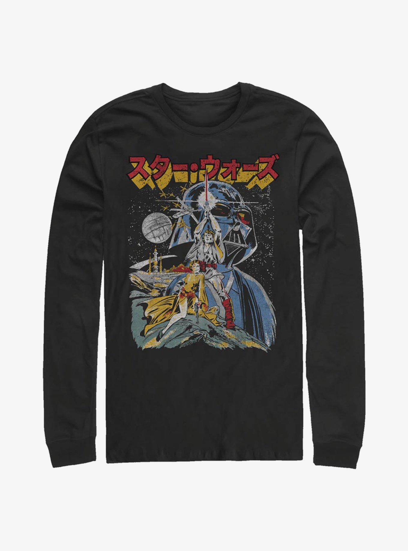 Star Wars Manga Poster Long-Sleeve T-Shirt, , hi-res