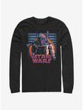 Star Wars Neon Fett Long-Sleeve T-Shirt, BLACK, hi-res