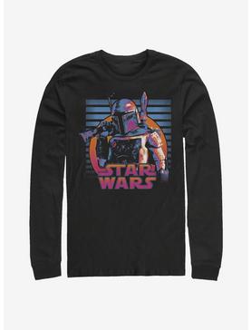 Star Wars Neon Fett Long-Sleeve T-Shirt, , hi-res