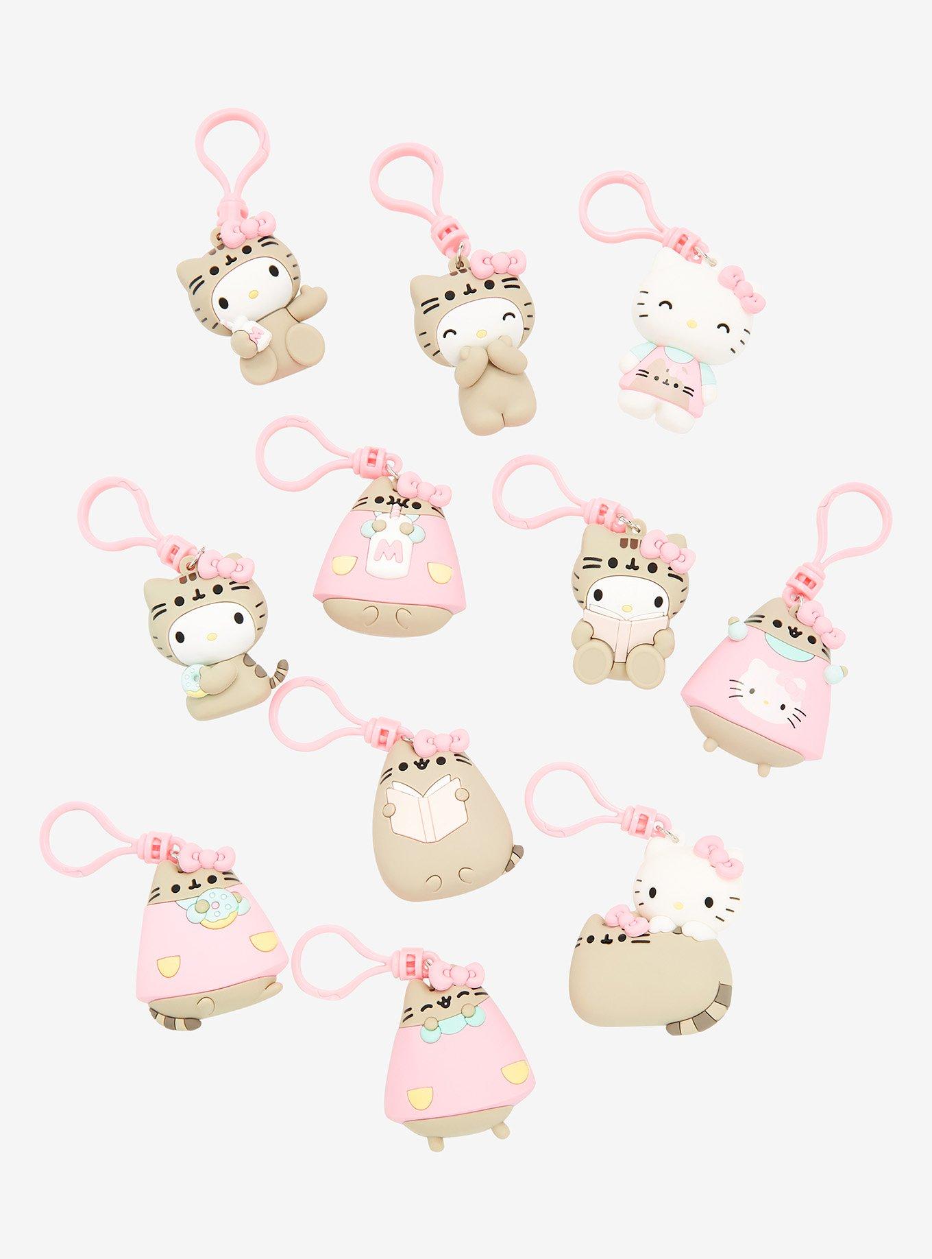 Hello Kitty x Pusheen Blind Bag Figural Bag Clip, , hi-res