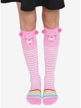 Care Bears Stripe Cheer Bear Knee-High Socks, , hi-res