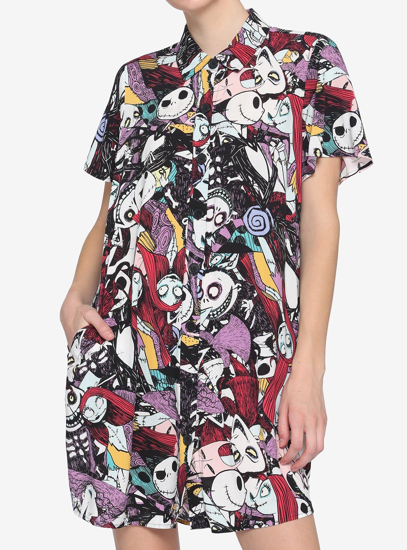 nightmare before christmas dress shirt RSVLTS Disney The Nightmare Before Christmas "Lil Jacks"