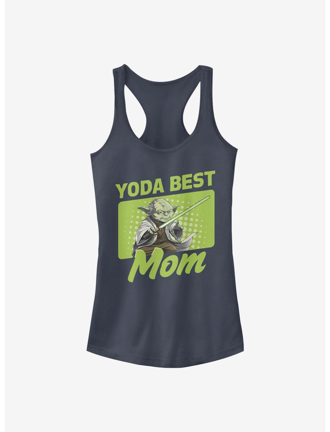 Star Wars Yoda Best Mom Girls Tank, INDIGO, hi-res