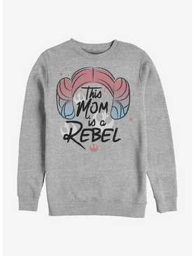 Star Wars Rebel Leia Mom Crew Sweatshirt, , hi-res