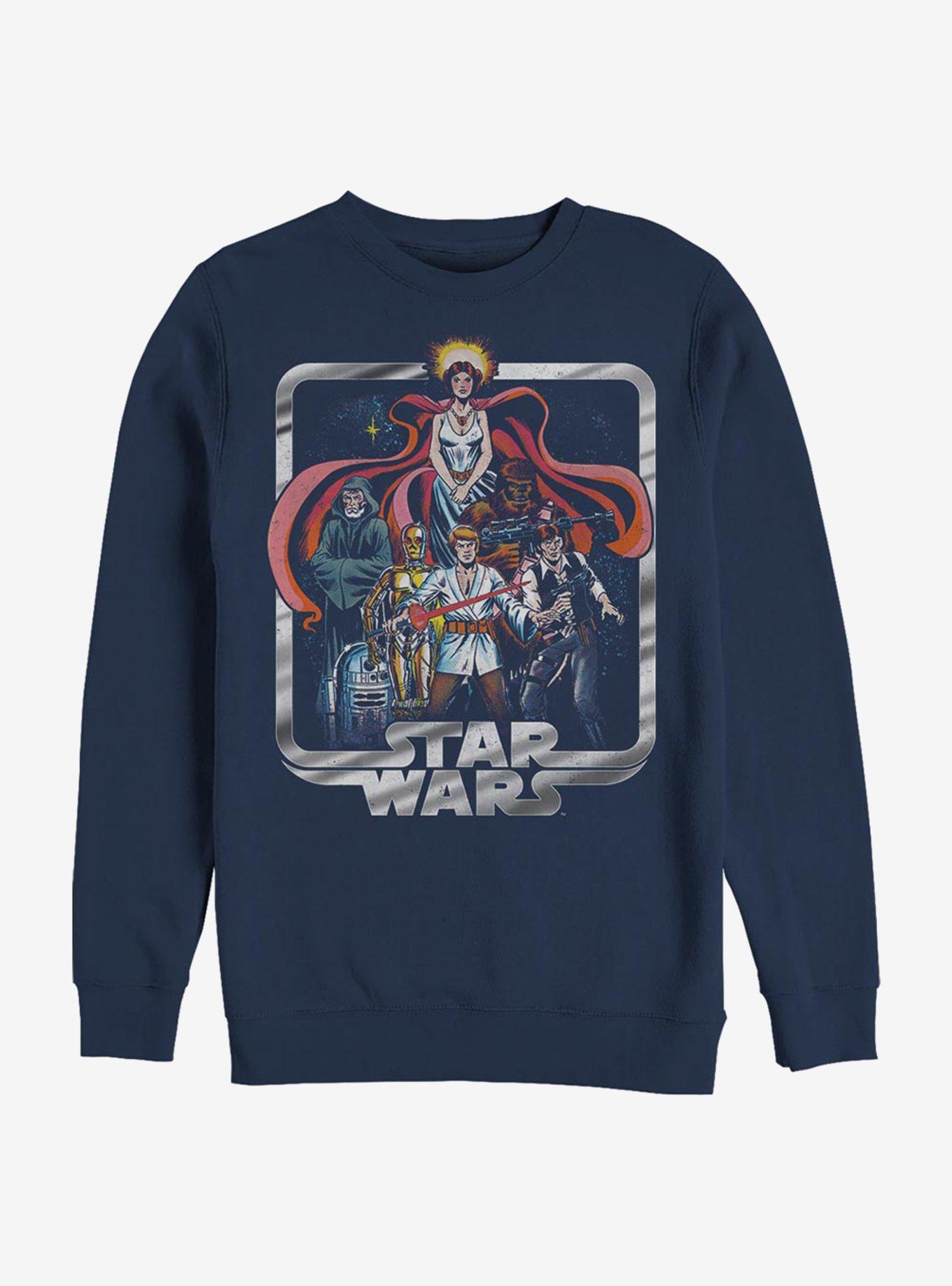 Star Wars Giant Original Comic Sweatshirt, NAVY, hi-res