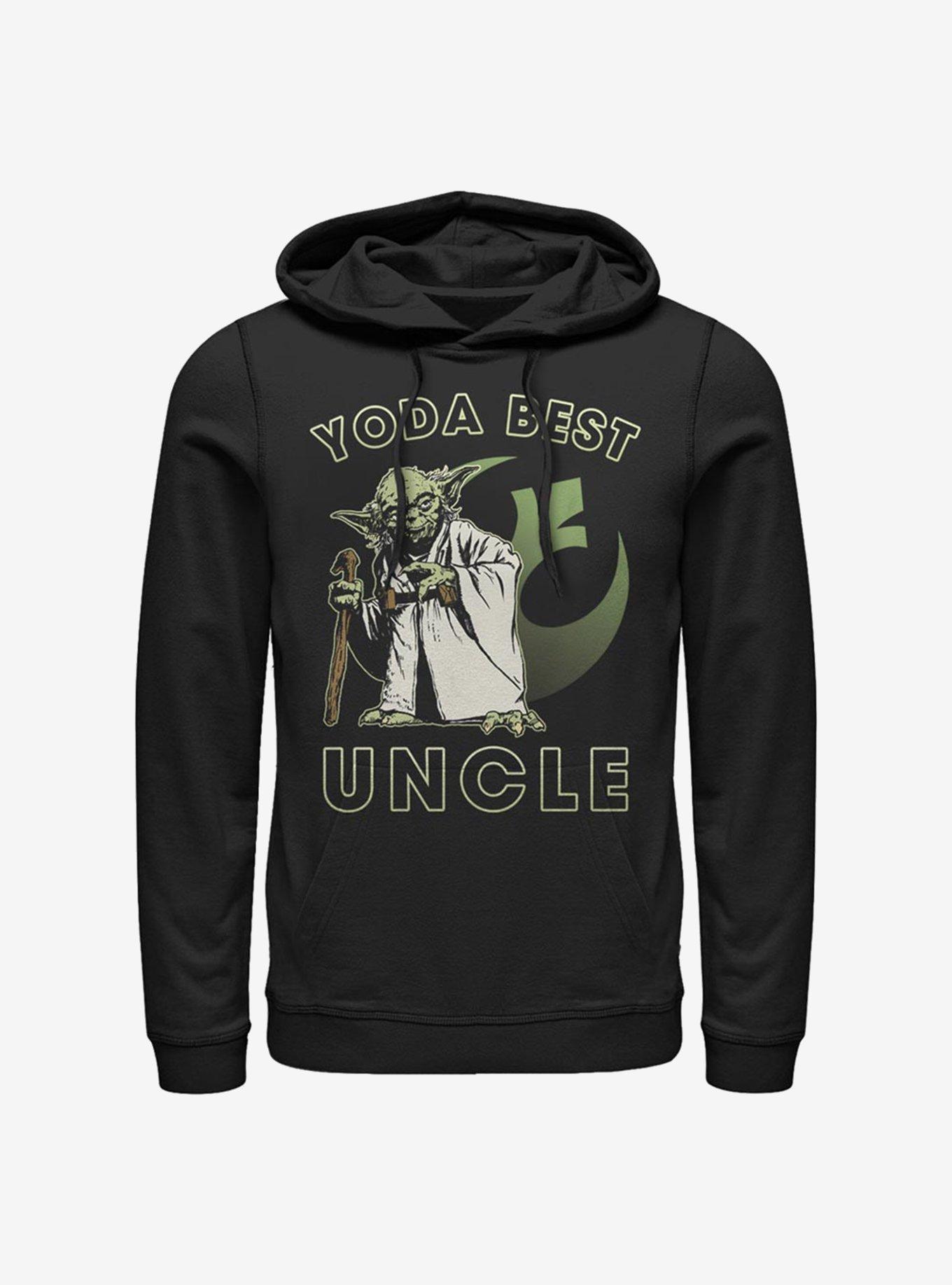 Star Wars Yoda Best Uncle Hoodie, BLACK, hi-res