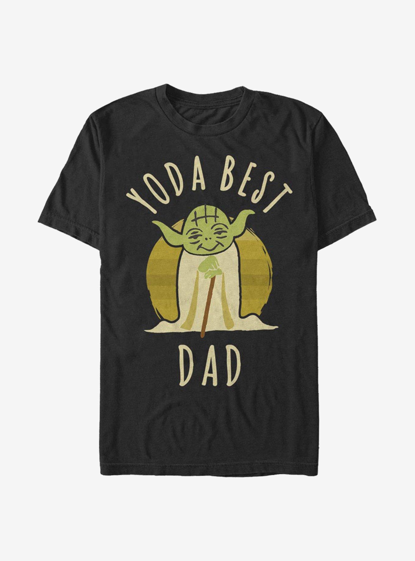 Star Wars Best Dad Yoda Says T-Shirt, BLACK, hi-res