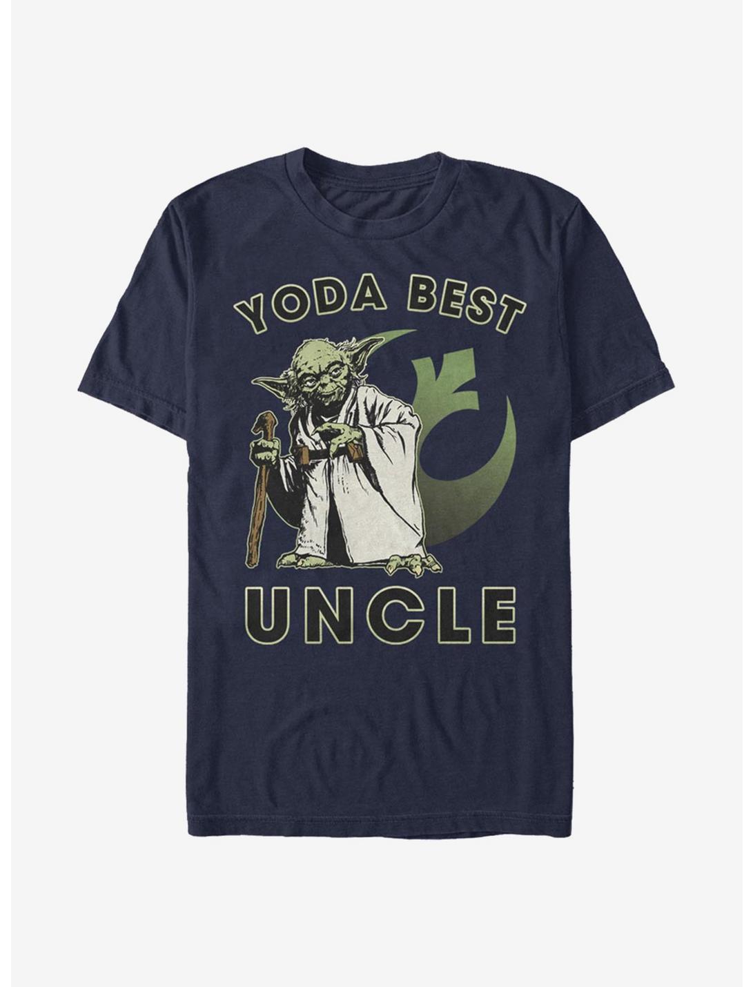 Star Wars Yoda Best Uncle T-Shirt, NAVY, hi-res