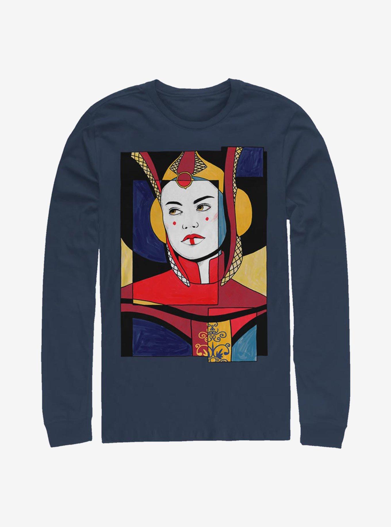 Star Wars Padme Long-Sleeve T-Shirt, NAVY, hi-res