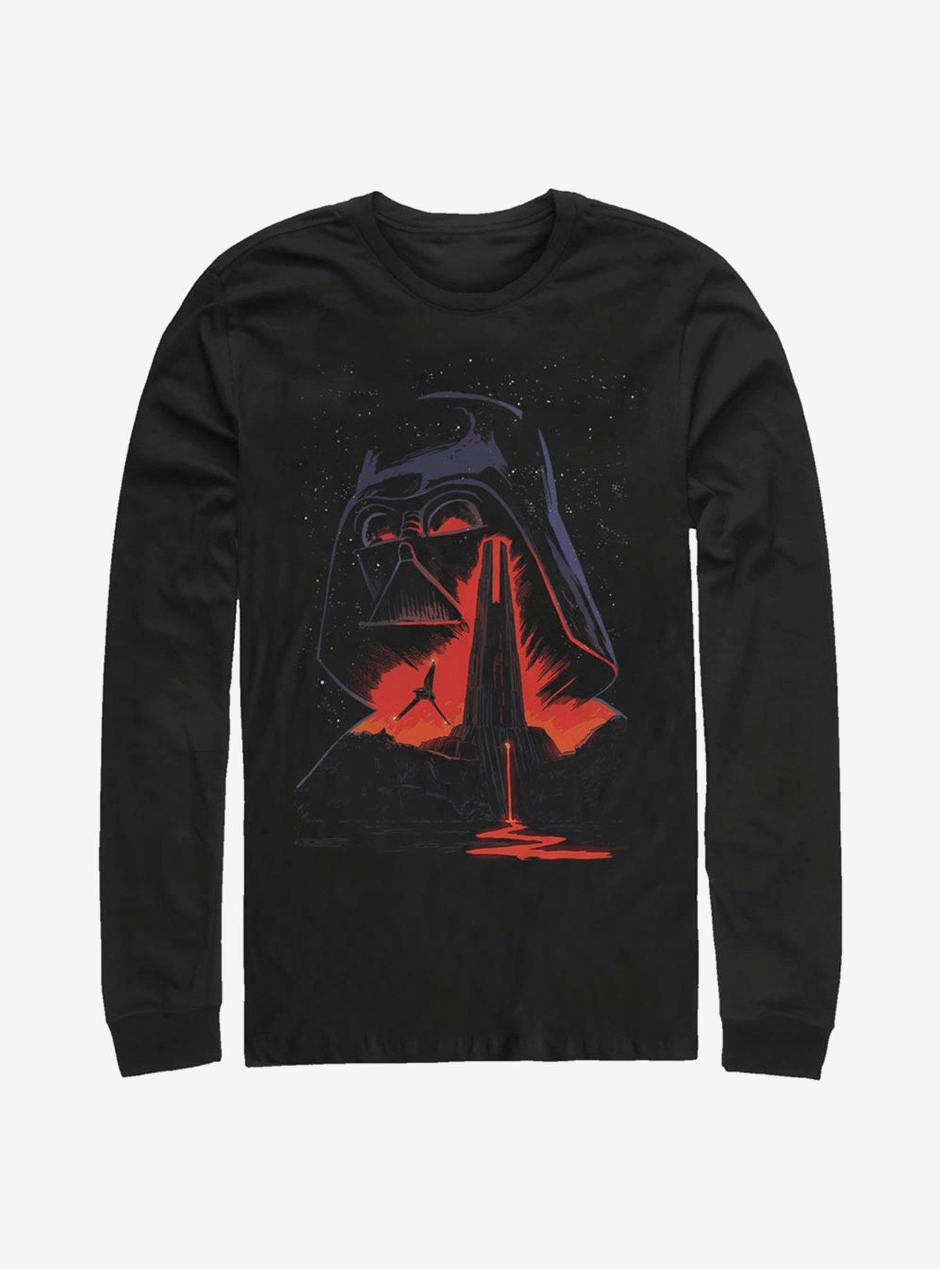 Star Wars Vader's Castle Long-Sleeve T-Shirt, BLACK, hi-res