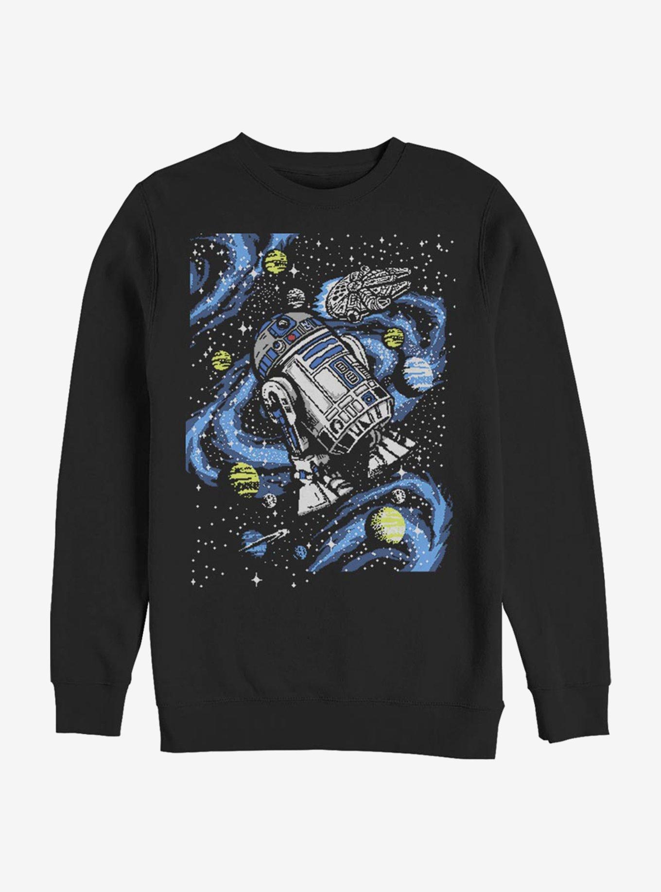 Star Wars R2 Floating Crew Sweatshirt, BLACK, hi-res