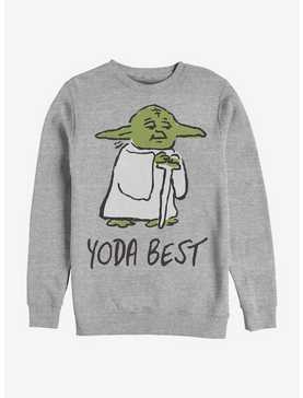 Star Wars Yoda Best Doodle Crew Sweatshirt, , hi-res