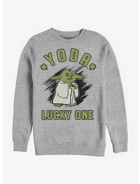 Star Wars Doodle Yoda Lucky Crew Sweatshirt, , hi-res
