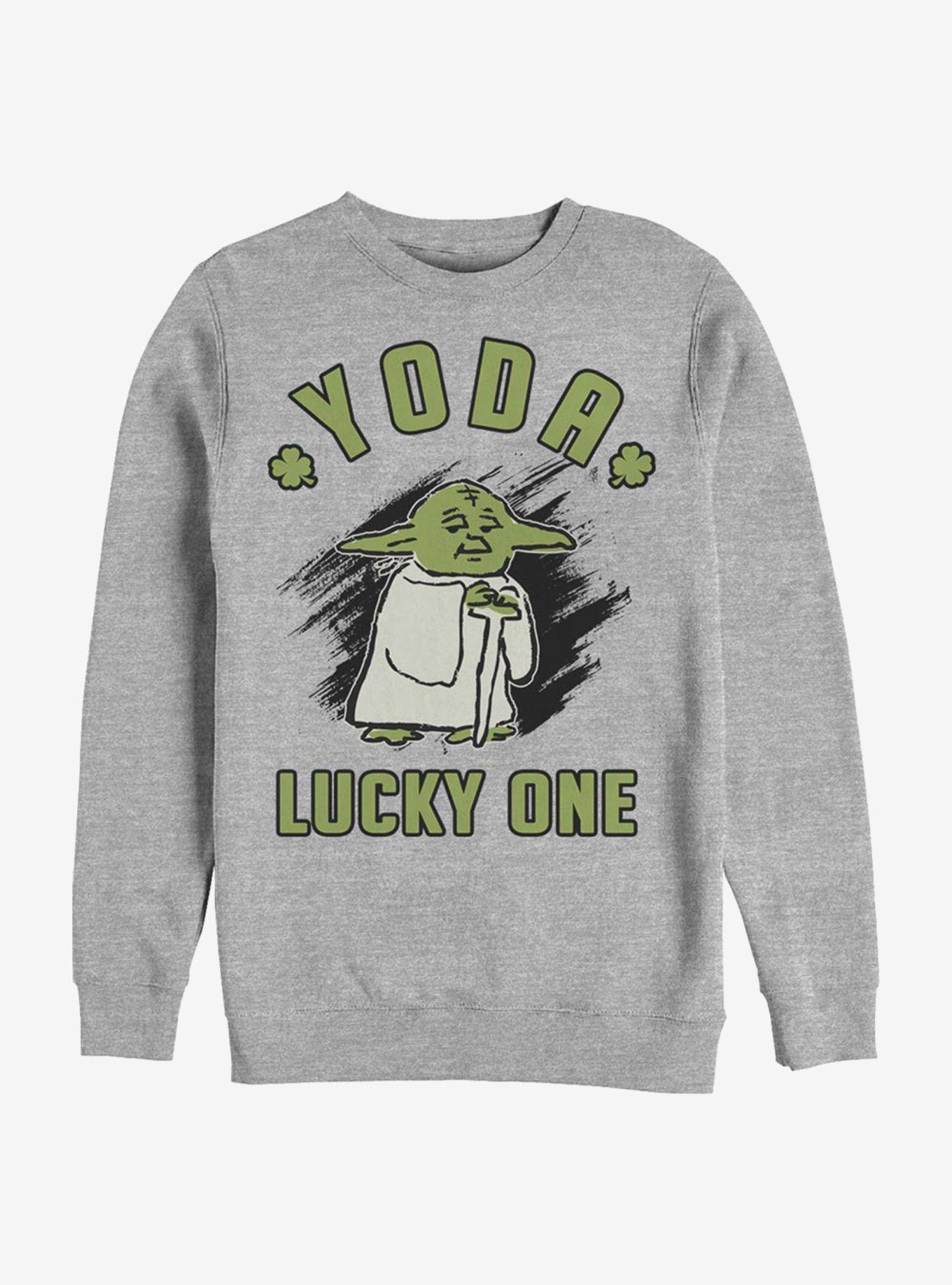 Star Wars Doodle Yoda Lucky Crew Sweatshirt, , hi-res