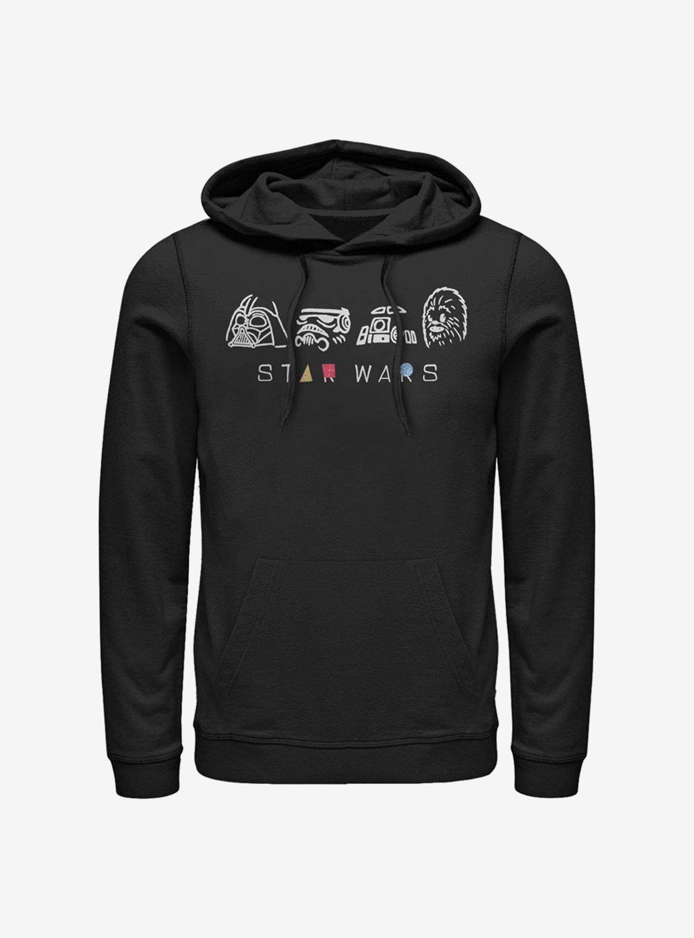 Star Wars Geometry Characters Hoodie, , hi-res