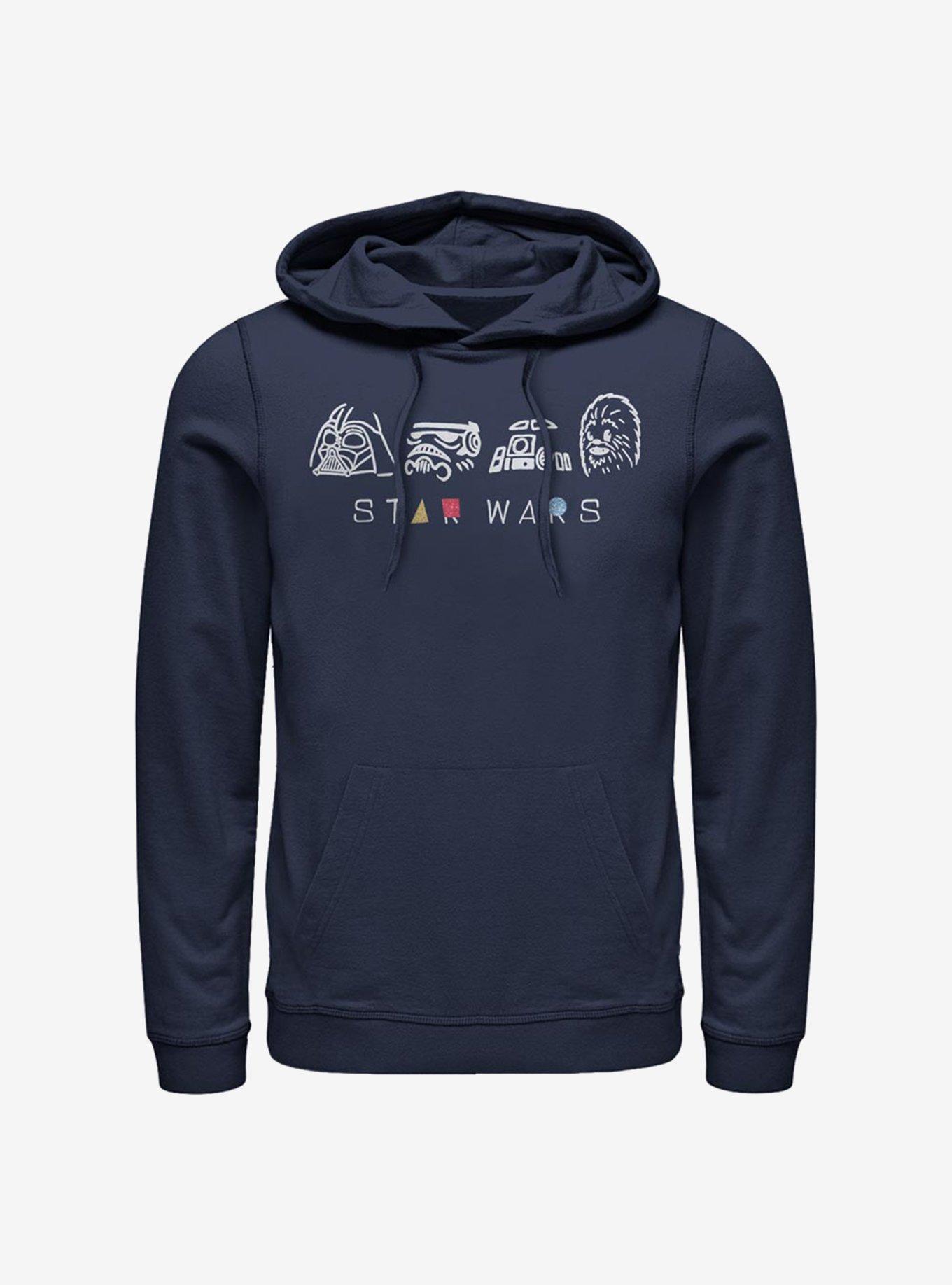 Star Wars Geometry Characters Hoodie, , hi-res