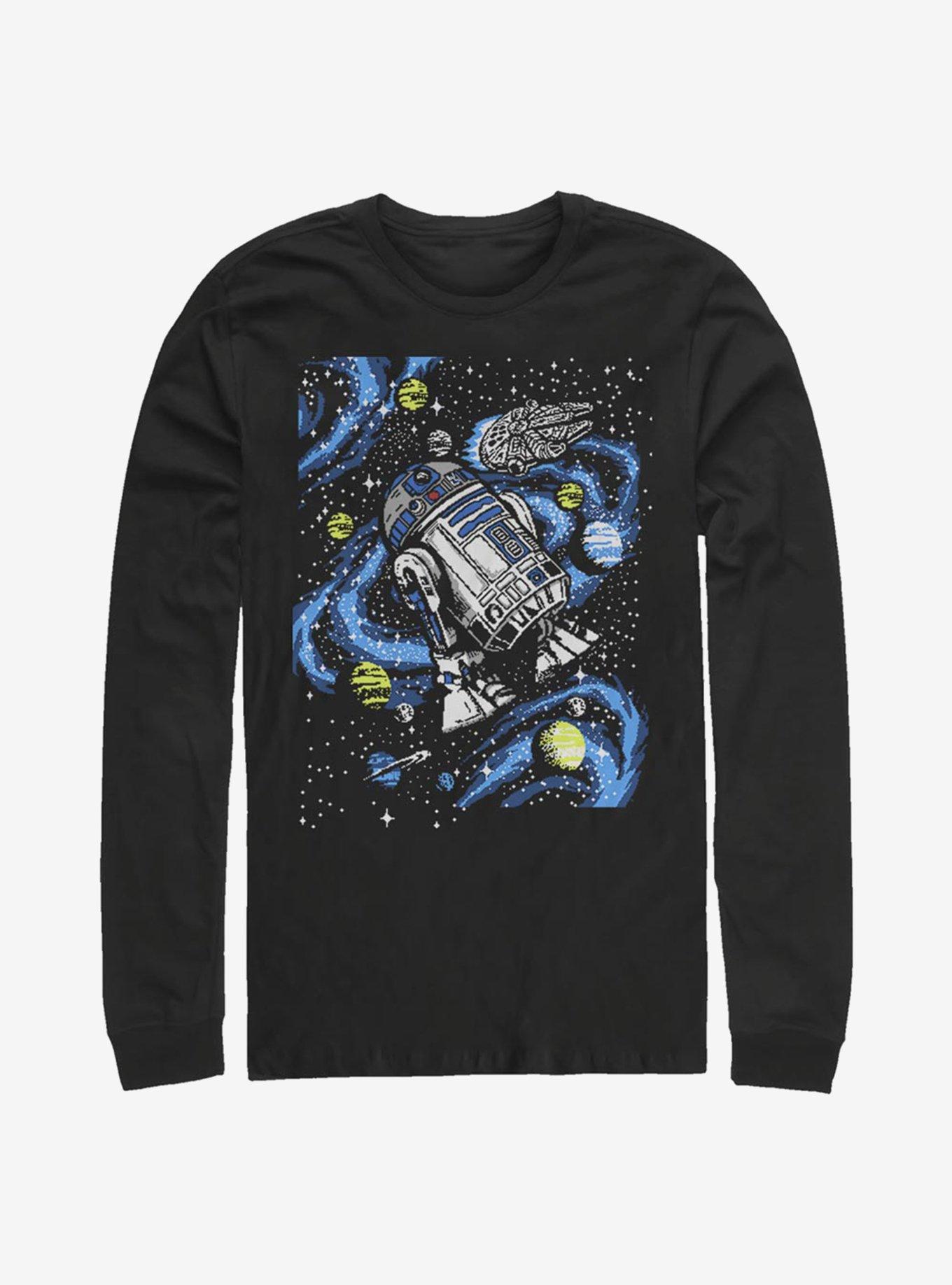 Star Wars R2 Floating Long-Sleeve T-Shirt, BLACK, hi-res