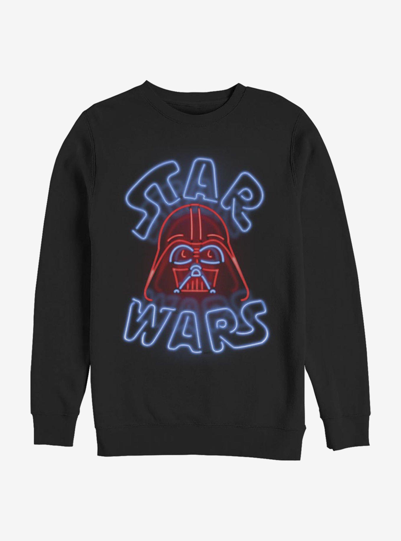 Star Wars Vader Neon Sign Crew Sweatshirt, , hi-res