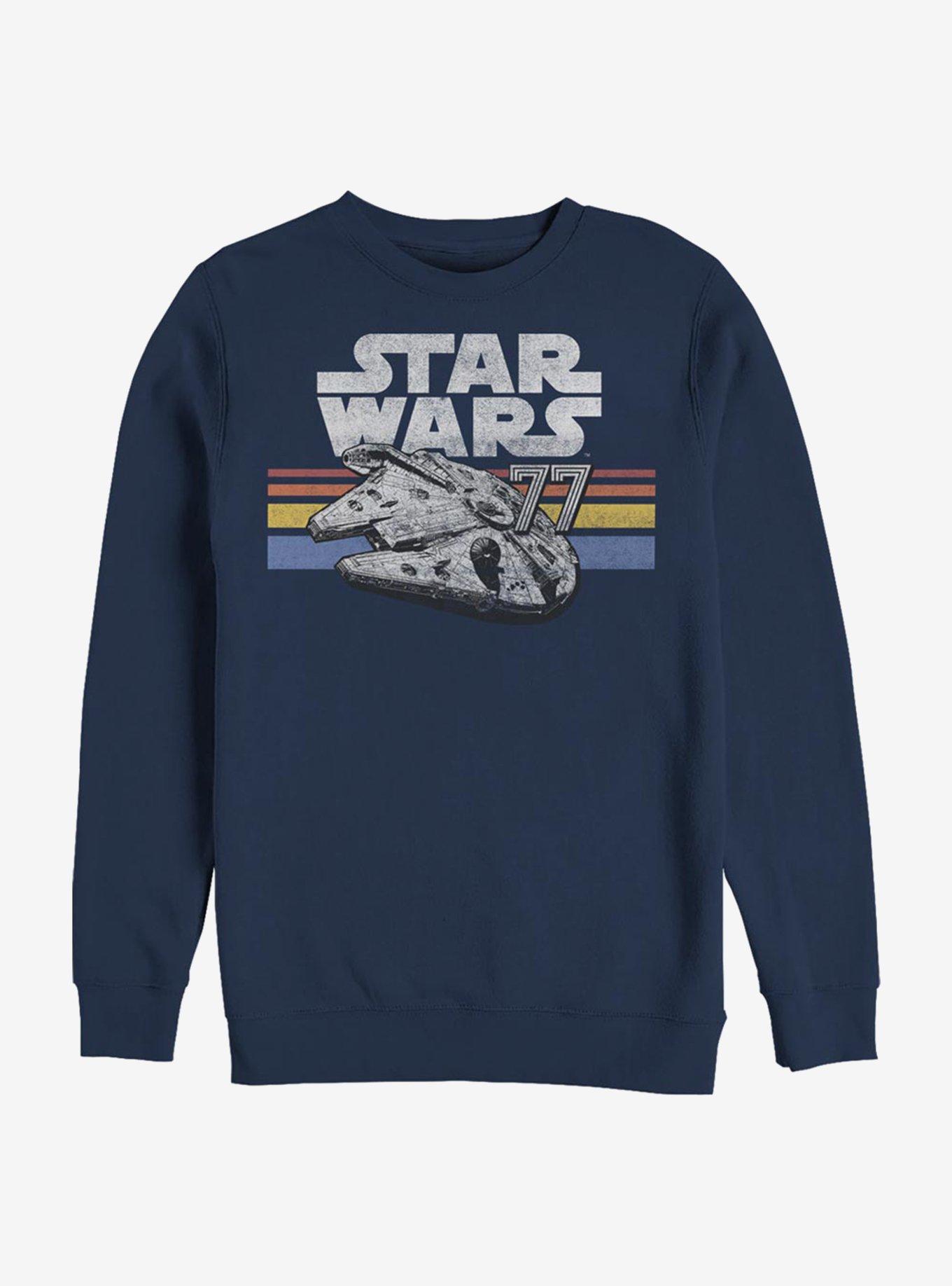 Star Wars Vintage Falcon Stripes Sweatshirt, , hi-res