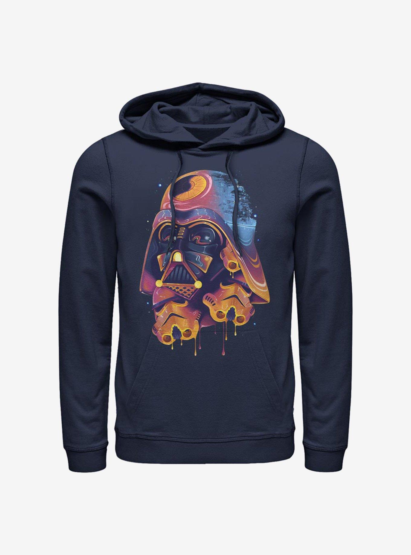 Star Wars Color Melted Vader Hoodie, NAVY, hi-res