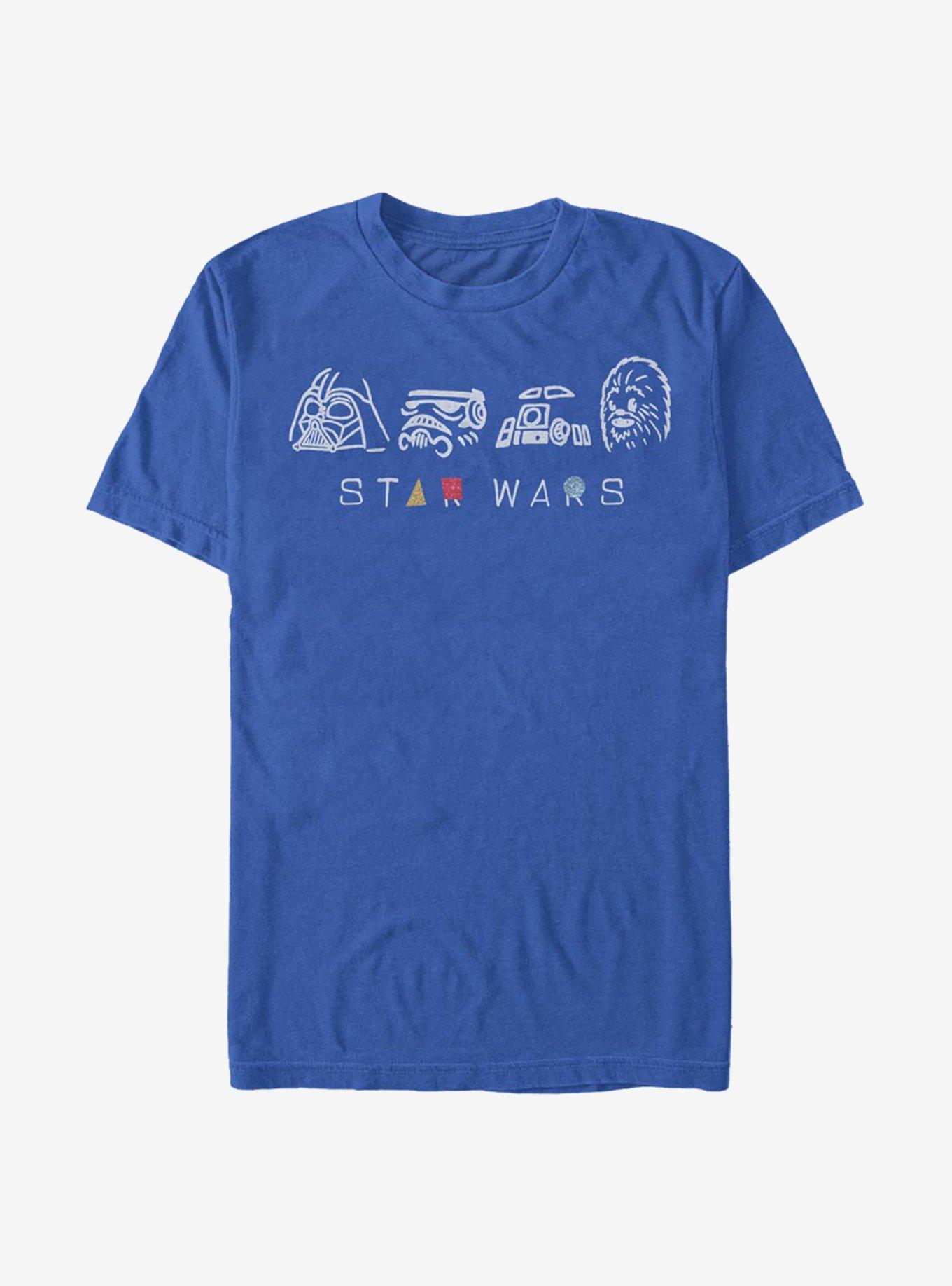 Star Wars Geometry Characters T-Shirt, , hi-res