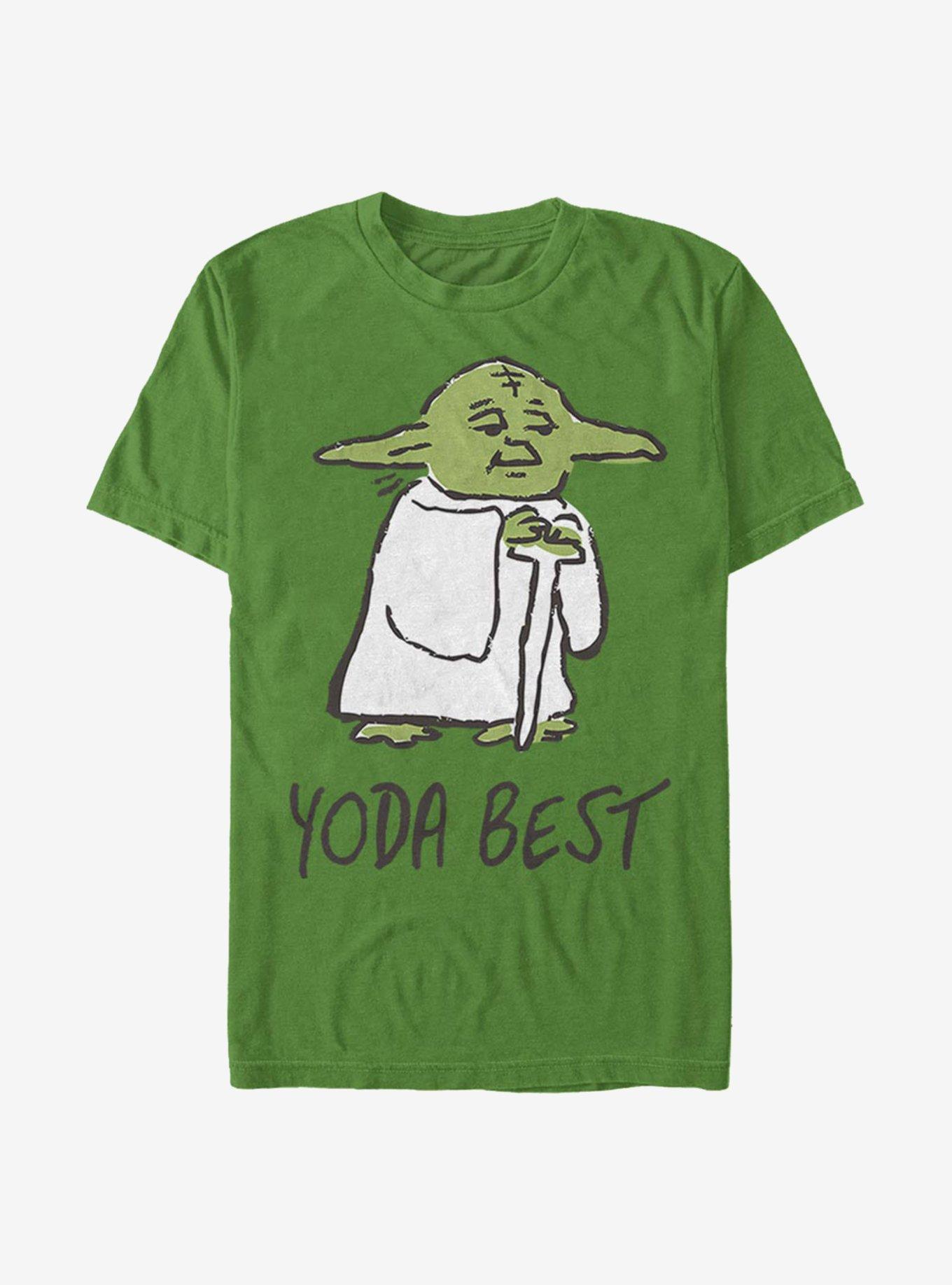 Star Wars Yoda Best Doodle T-Shirt, KELLY, hi-res view 1