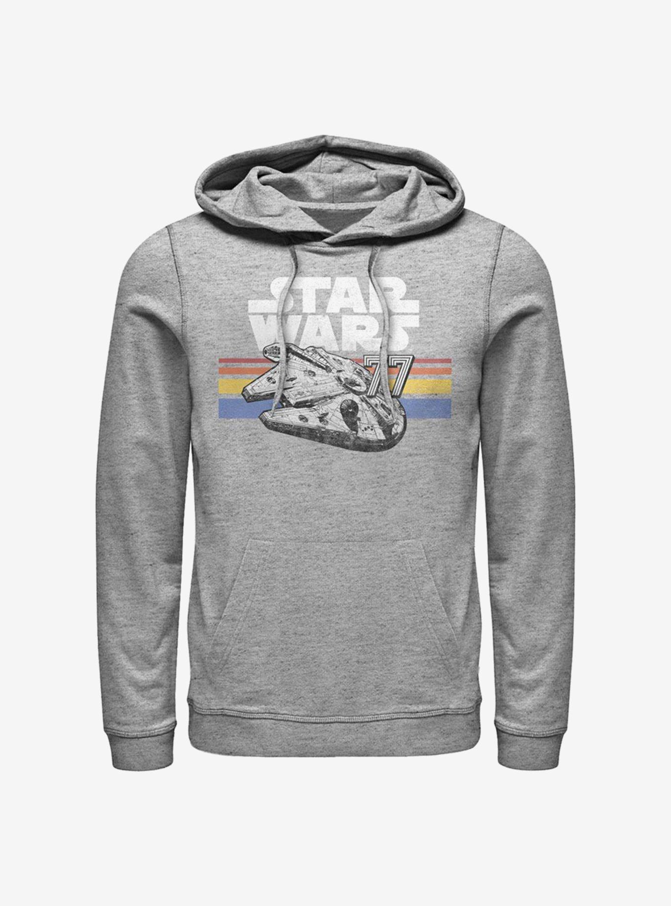 Star Wars Vintage Falcon Stripes Hoodie, , hi-res