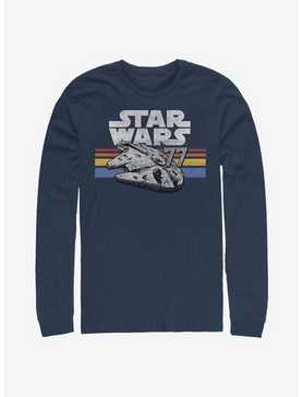 Star Wars Vintage Falcon Stripes Long-Sleeve T-Shirt, , hi-res