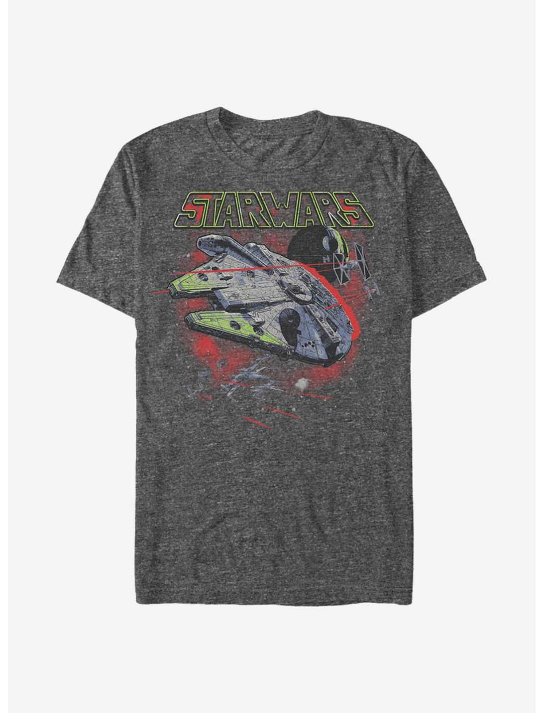 Star Wars Star Fight T-Shirt, CHAR HTR, hi-res
