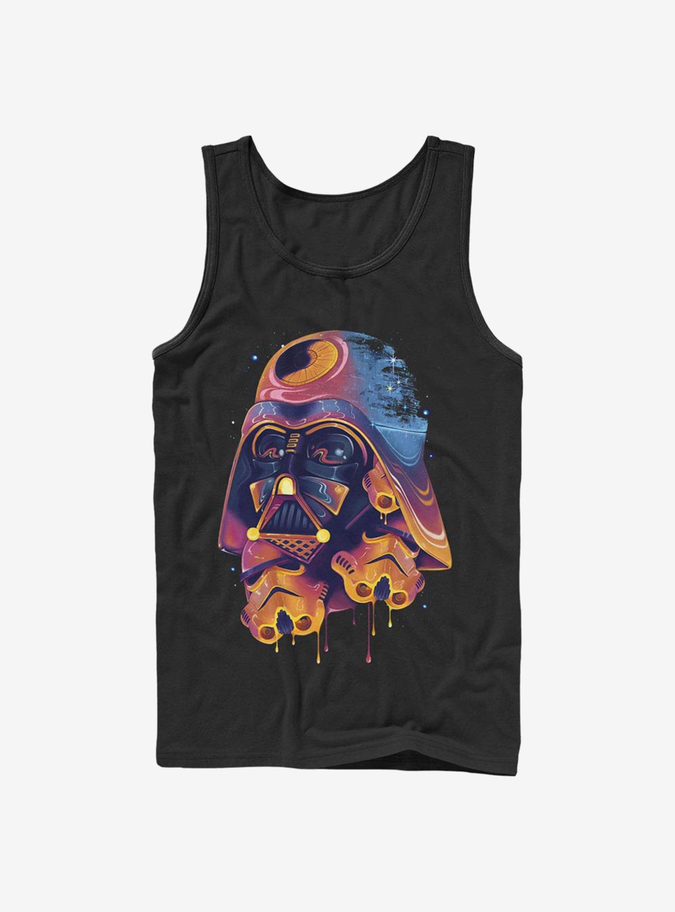 Star Wars Color Melted Vader Tank Top, BLACK, hi-res