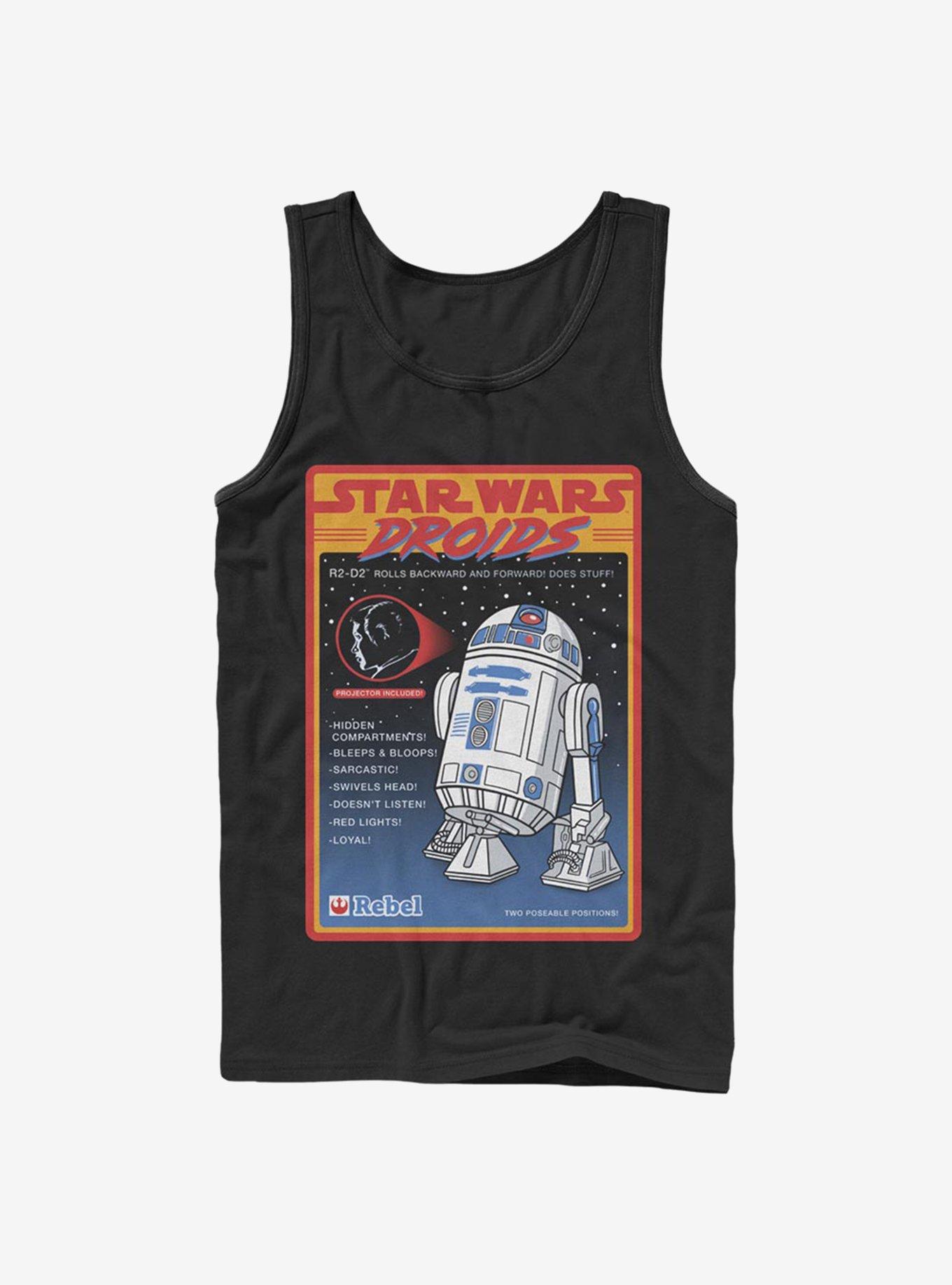Star Wars Droid Figure Tank Top, BLACK, hi-res