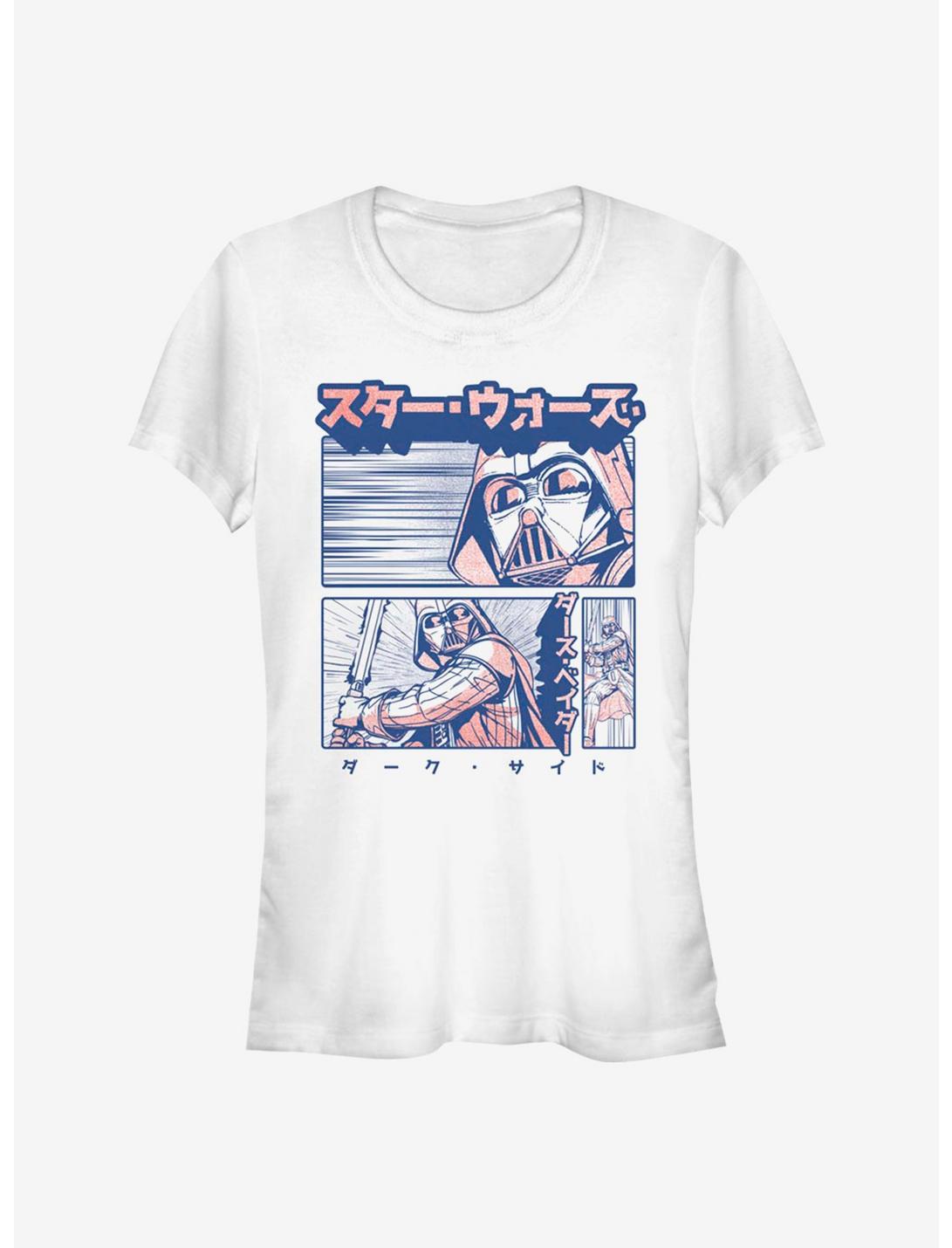 Star Wars Manga Vader Girls T-Shirt, WHITE, hi-res