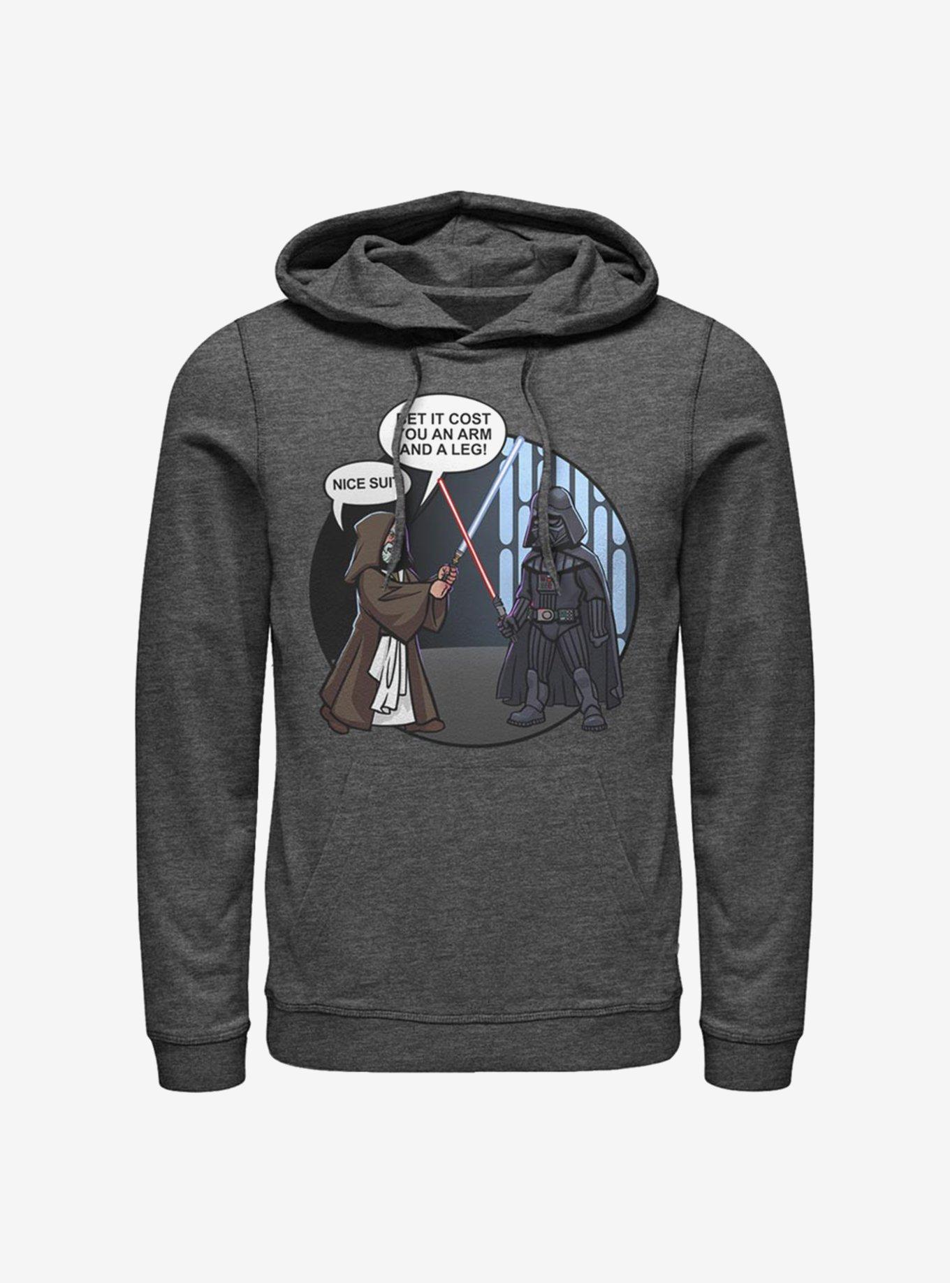 Star Wars Nice Suit Hoodie, CHAR HTR, hi-res