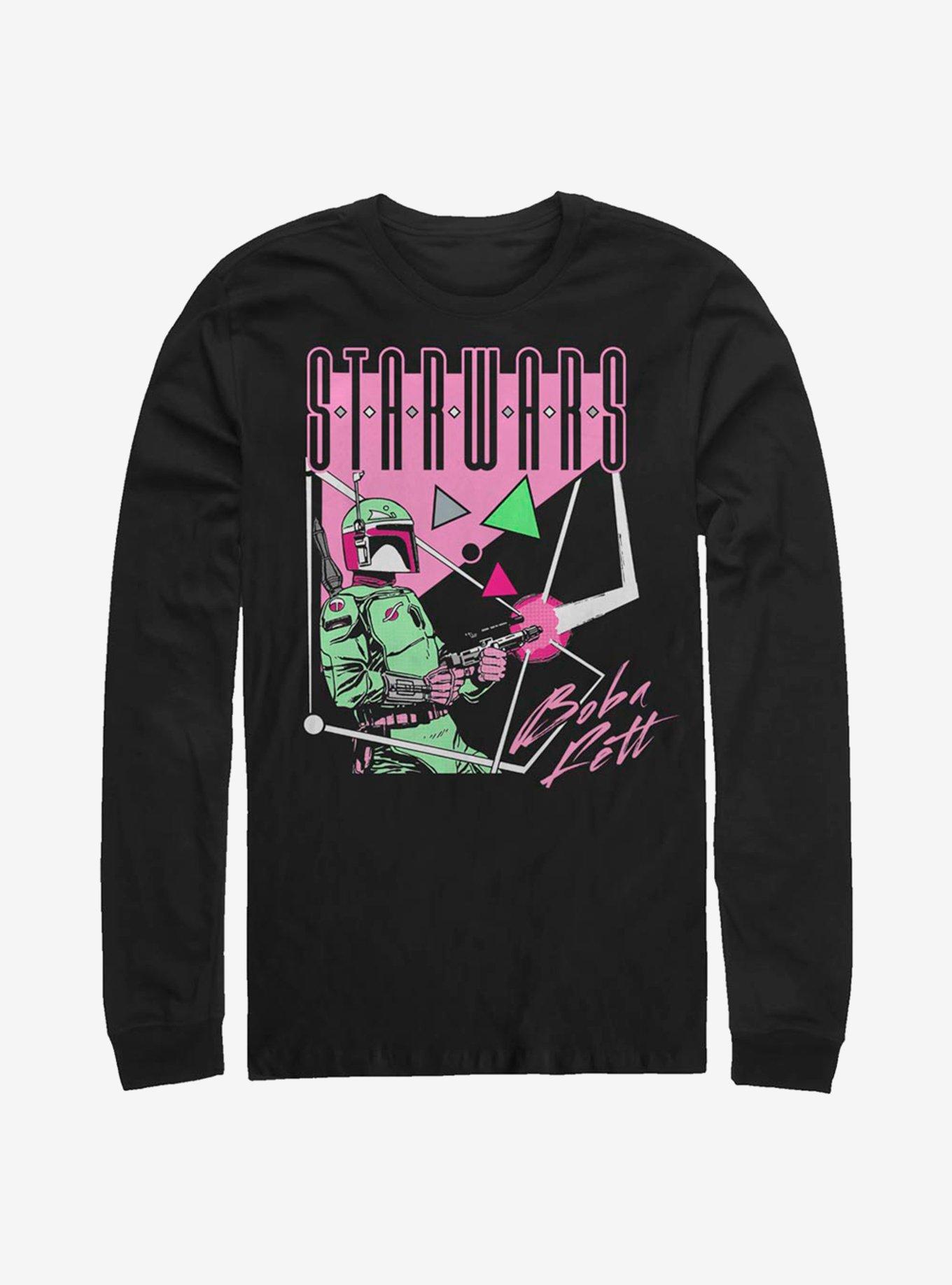 Star Wars Bubblegum Fett Long-Sleeve T-Shirt, BLACK, hi-res