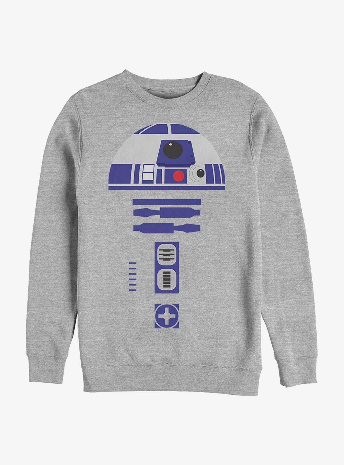 Star Wars Simple R2 Crew Sweatshirt, ATH HTR, hi-res