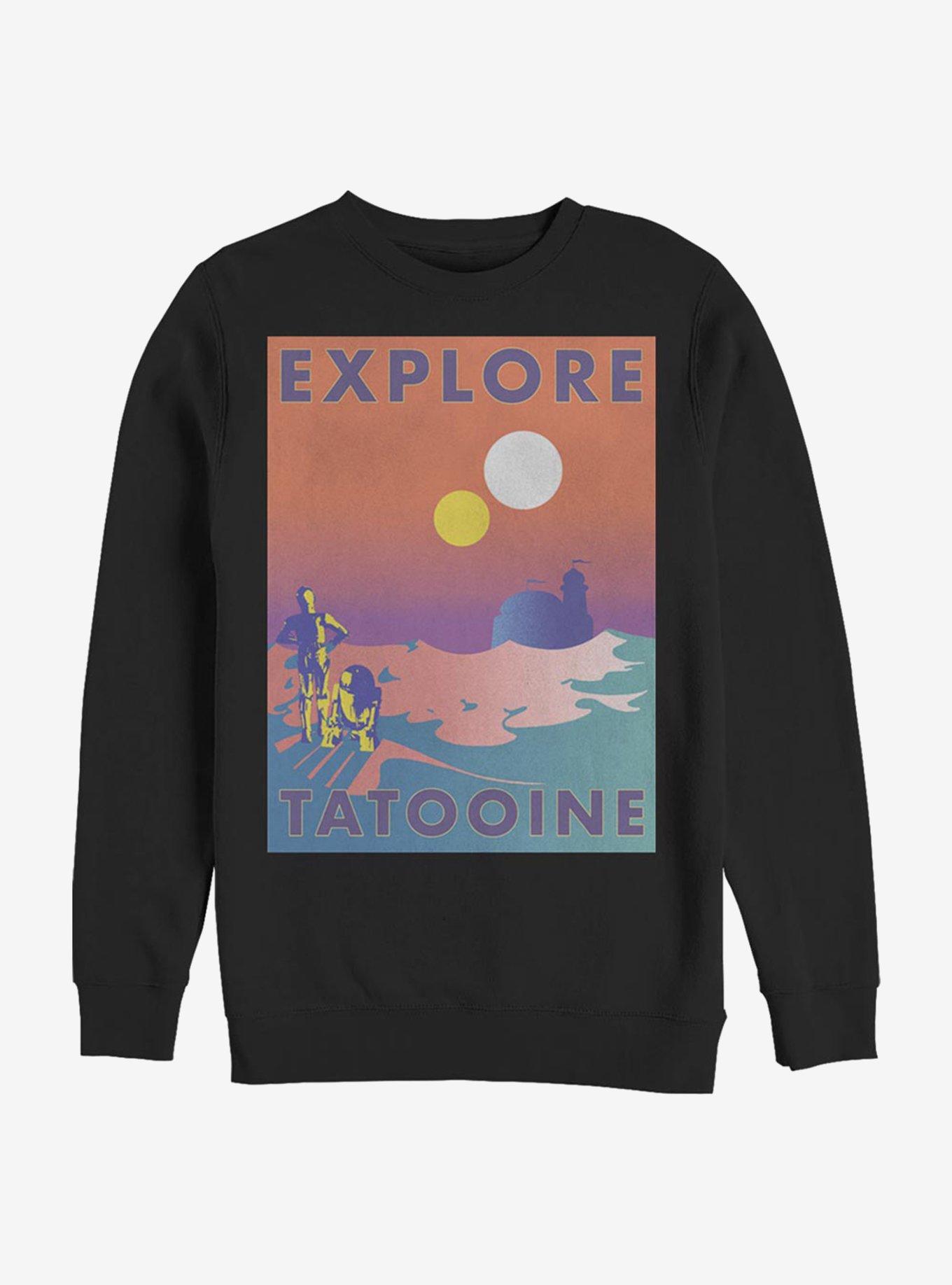 Star Wars Tatooine Traveller Crew Sweatshirt, BLACK, hi-res