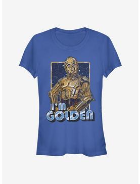Star Wars Golden C-3PO Girls T-Shirt, , hi-res
