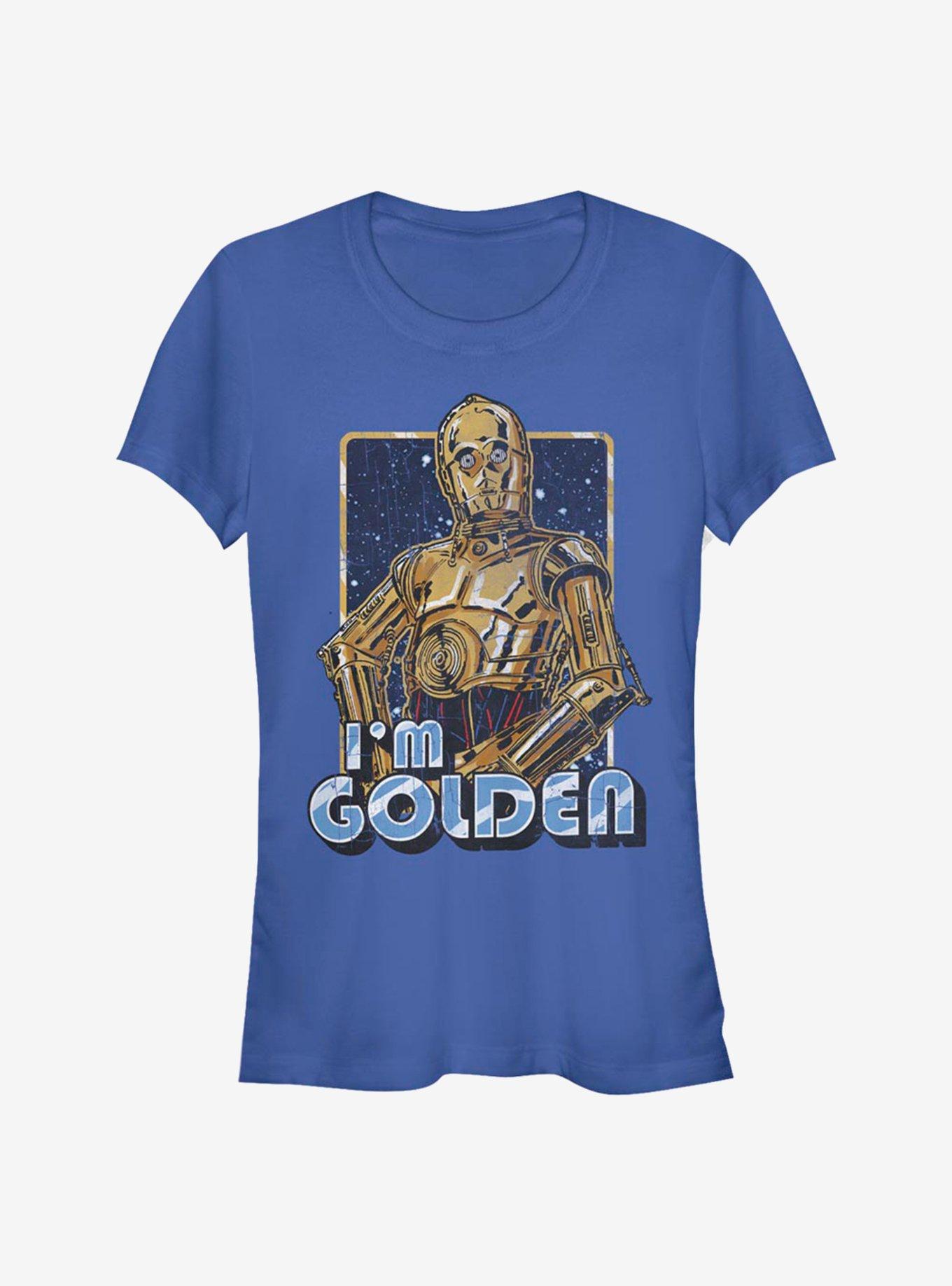 Star Wars Golden C-3PO Girls T-Shirt, , hi-res