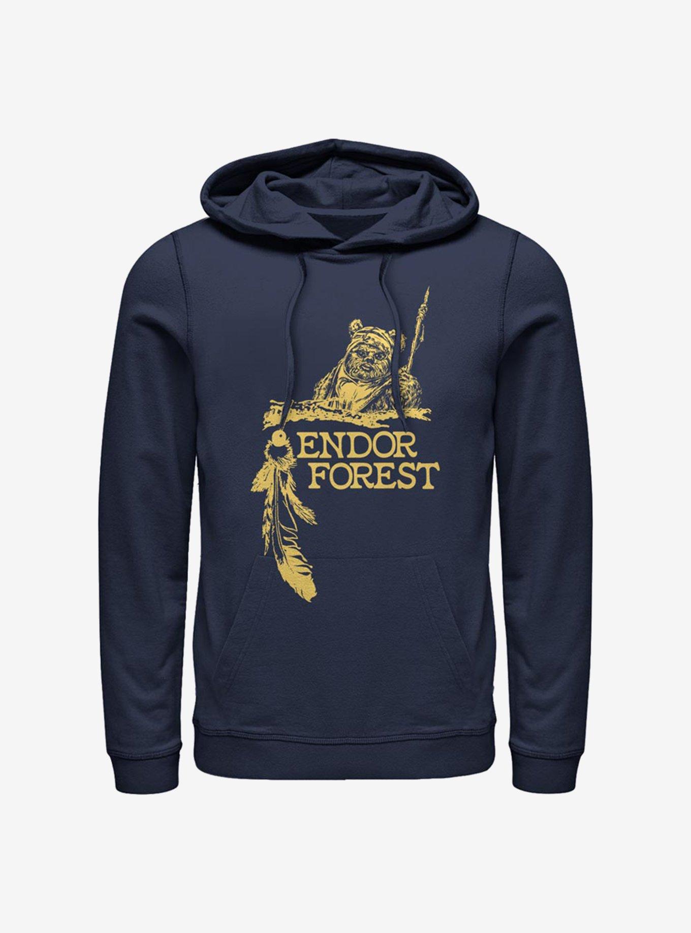 Star Wars Endor Forest Hoodie, NAVY, hi-res