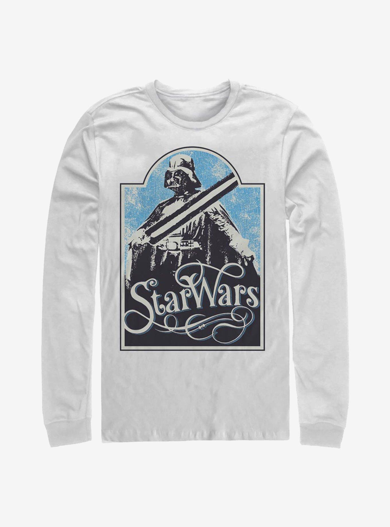 Star Wars Vader Long-Sleeve T-Shirt, WHITE, hi-res
